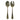 Salatbesteck-Set - Gold - Chic Antique