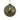Weihnachtskugel Matt Grün/Gold 8 cm - 2Have