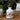 Flasche mit Tannenzweigmotiv - Creme - Chic Antique
