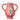 Rote Odine-Vase - Bloomingville