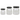 Chic Antique Aufbewahrungsglas m. schwarzer Deckel - 3er-Set