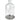 Glasflasche mit Aluminiumschale - C´EST BON