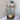Runder Beistelltisch mit Ablage in Antikmessing - Chic Antique