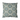 Dekokissen Flora Blau/Grün/Offwhite 50x50 cm