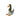 Gans mit Schal Grün H30 cm