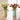 Vase mit Schleife - grün/pink - AU Maison
