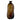 Chic Antique Vase/Flasche aus braunem Glas