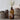 Chic Antique Vase/Flasche aus braunem Glas