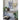 Chic Antique Vase/Flasche aus braunem Glas